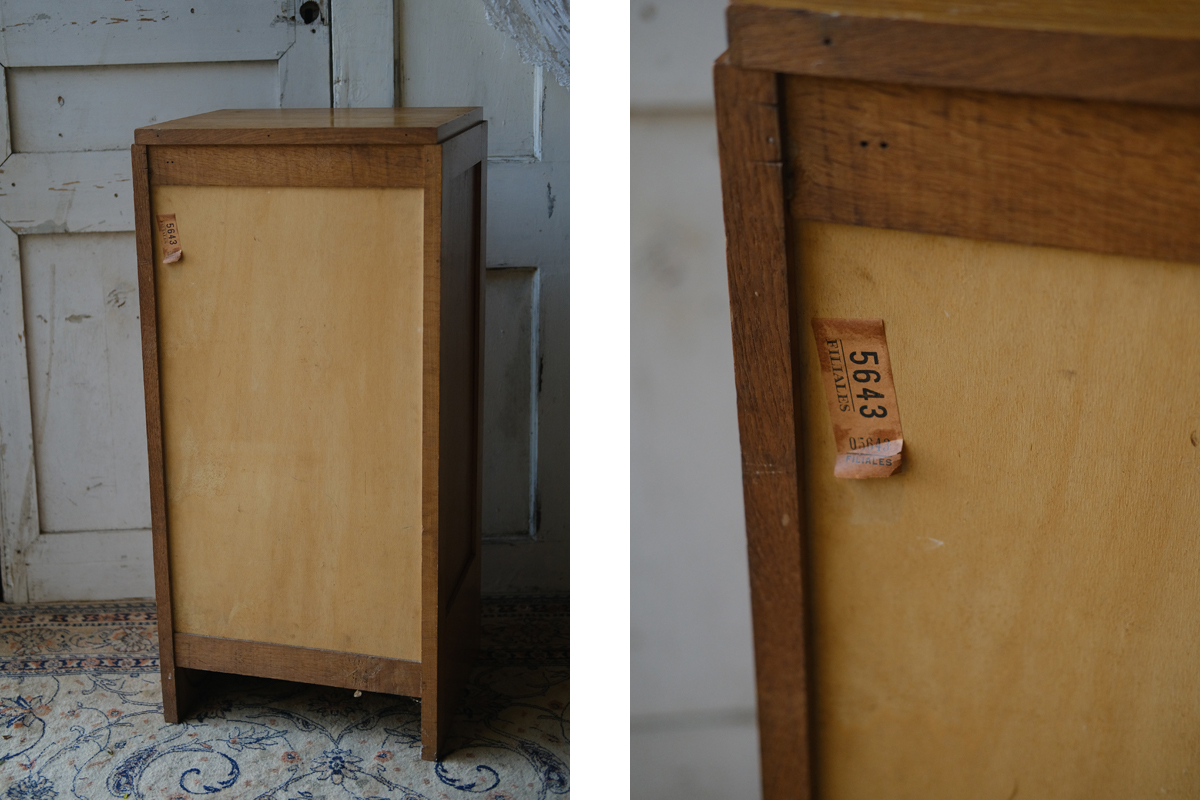 E176-2 フランス Brocante 蛇腹式キャビネット 収納
